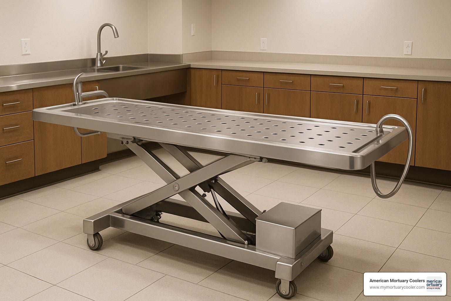 The Ins and Outs of Hydraulic Embalming Tables: A Comparison Guide - American Mortuary Coolers & Equipments The Ins and Outs of Hydraulic Embalming Tables: A Comparison Guide - American Mortuary Coolers & Equipments